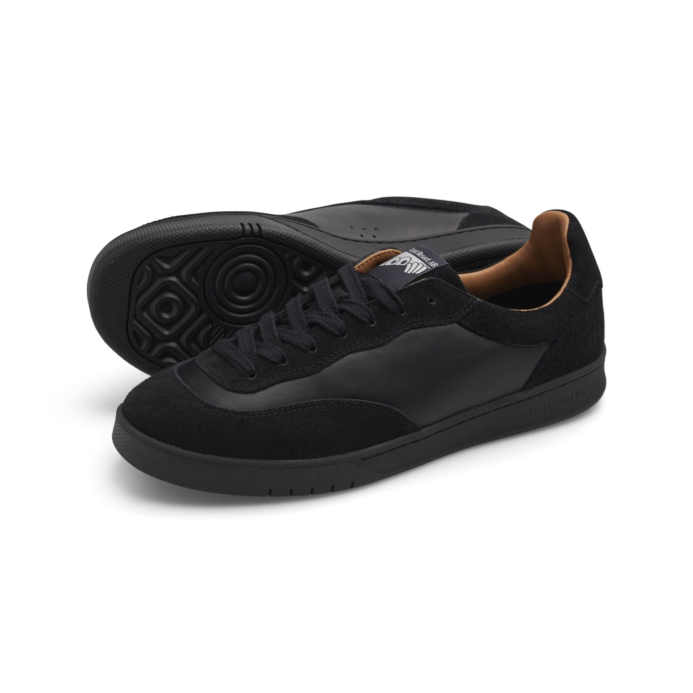 CM001 Suede/Leather Lo (Black/Black)
