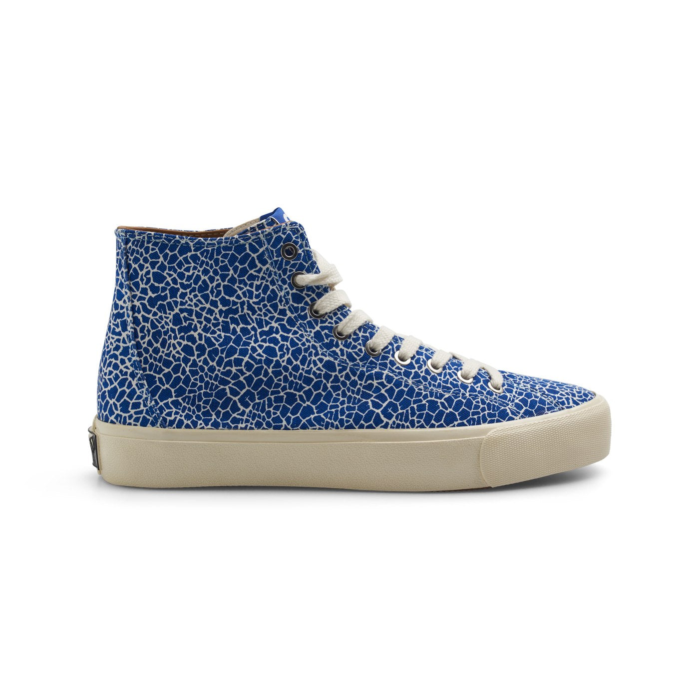 VM003 Canvas Hi (Cracked Blue-Whi/White)