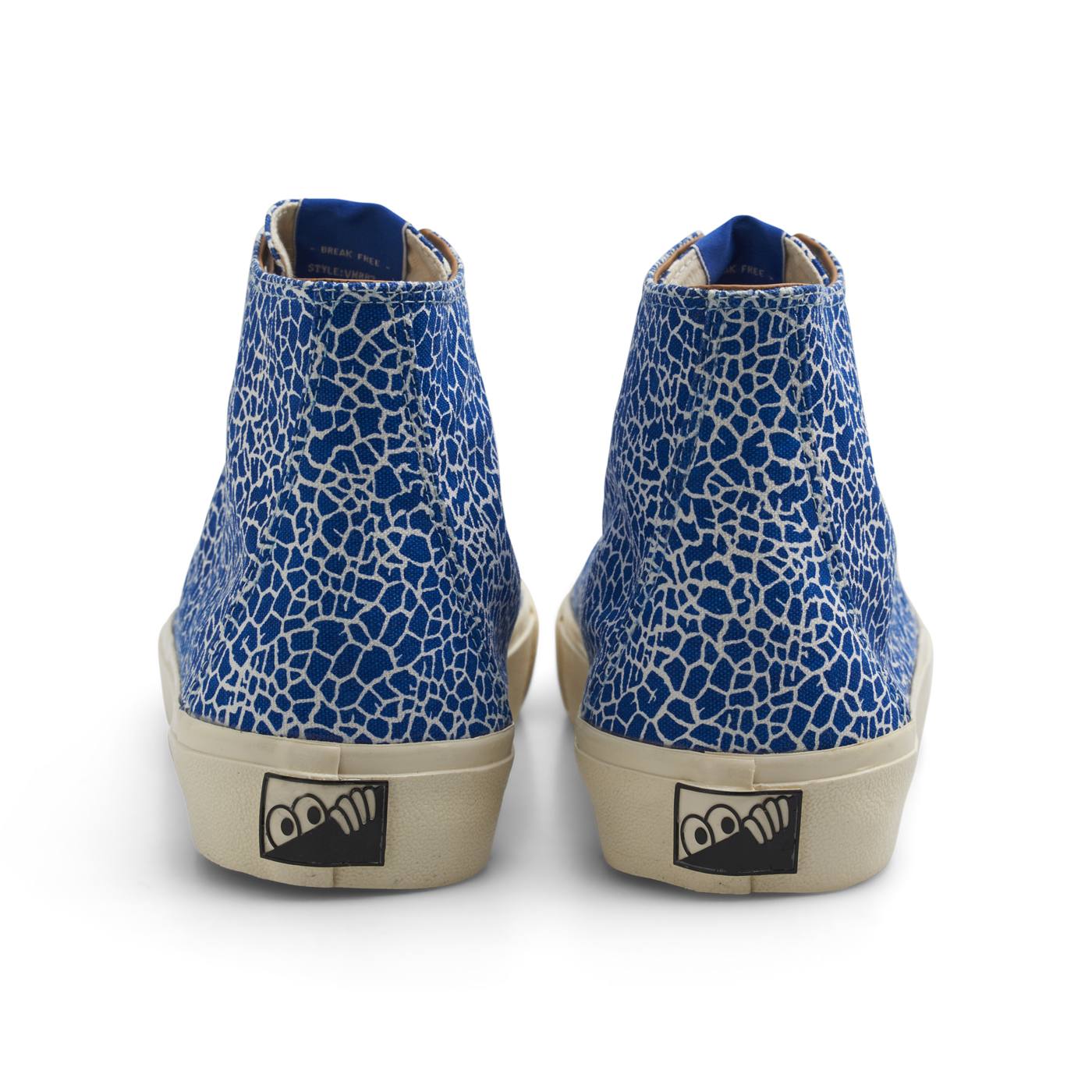 VM003 Canvas Hi (Cracked Blue-Whi/White)