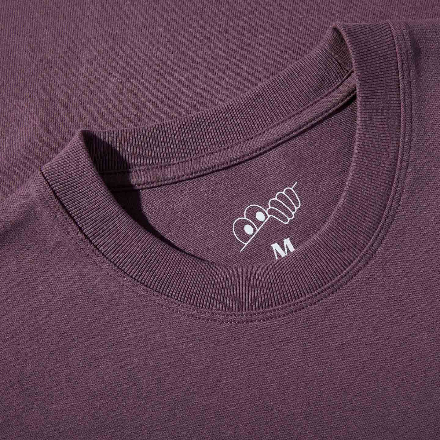 LRAB Script tee (Dirty Plum)