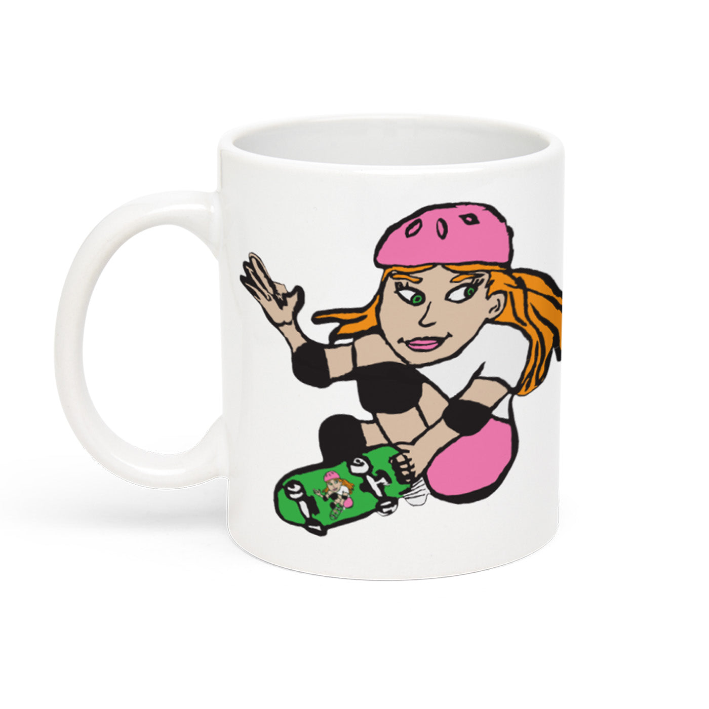 Skater Skating on a Skateboard Mug (Multi)