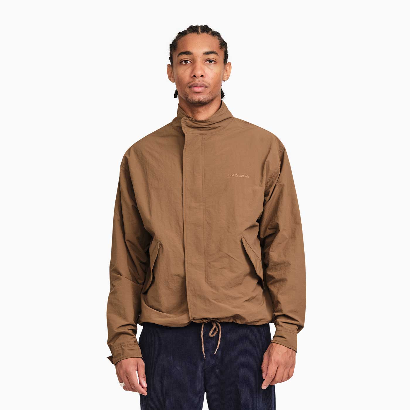 yo biotop cropped parka yo BIOTOP Cropped parka グレー BIOTOP