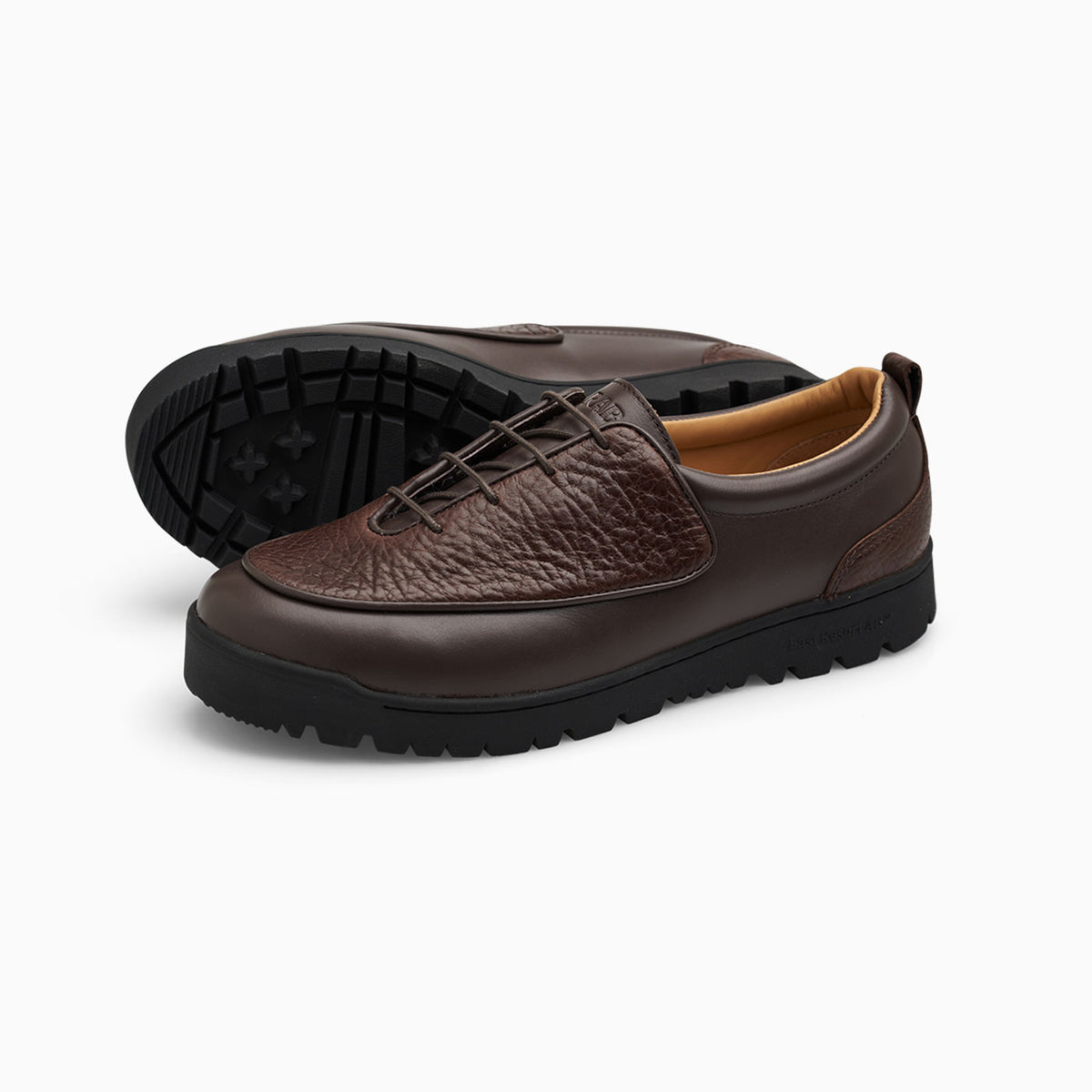 GM001 Leather (Dark Brown/Black)