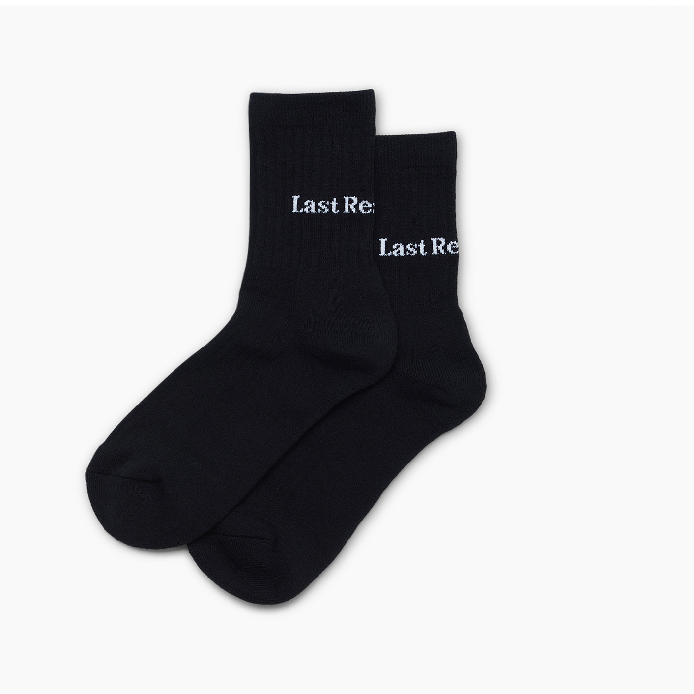 black dress socks for men Dress Socks-Script Logo (Black) – Last Resort AB
