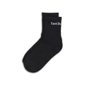 Quarter socks - Script Logo (Black)