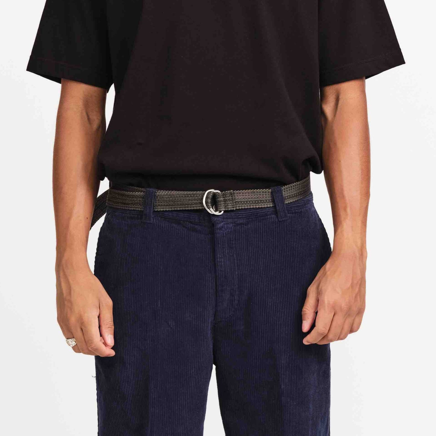 D-Ring Woven Belt (Phantom)