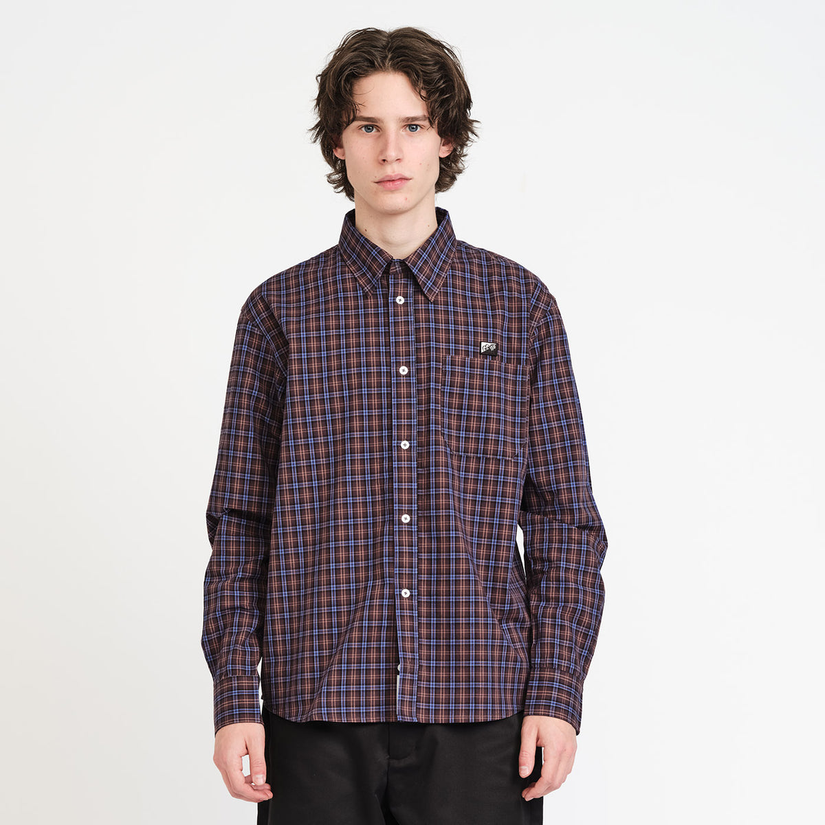 OG LS Shirt (Brown/Blue Check)