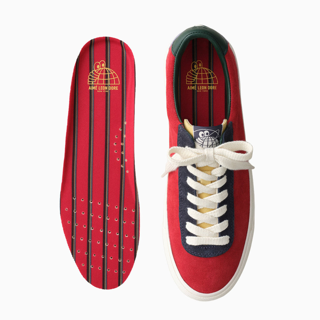 ALD VM001 LO Suede (Equestrian Red)