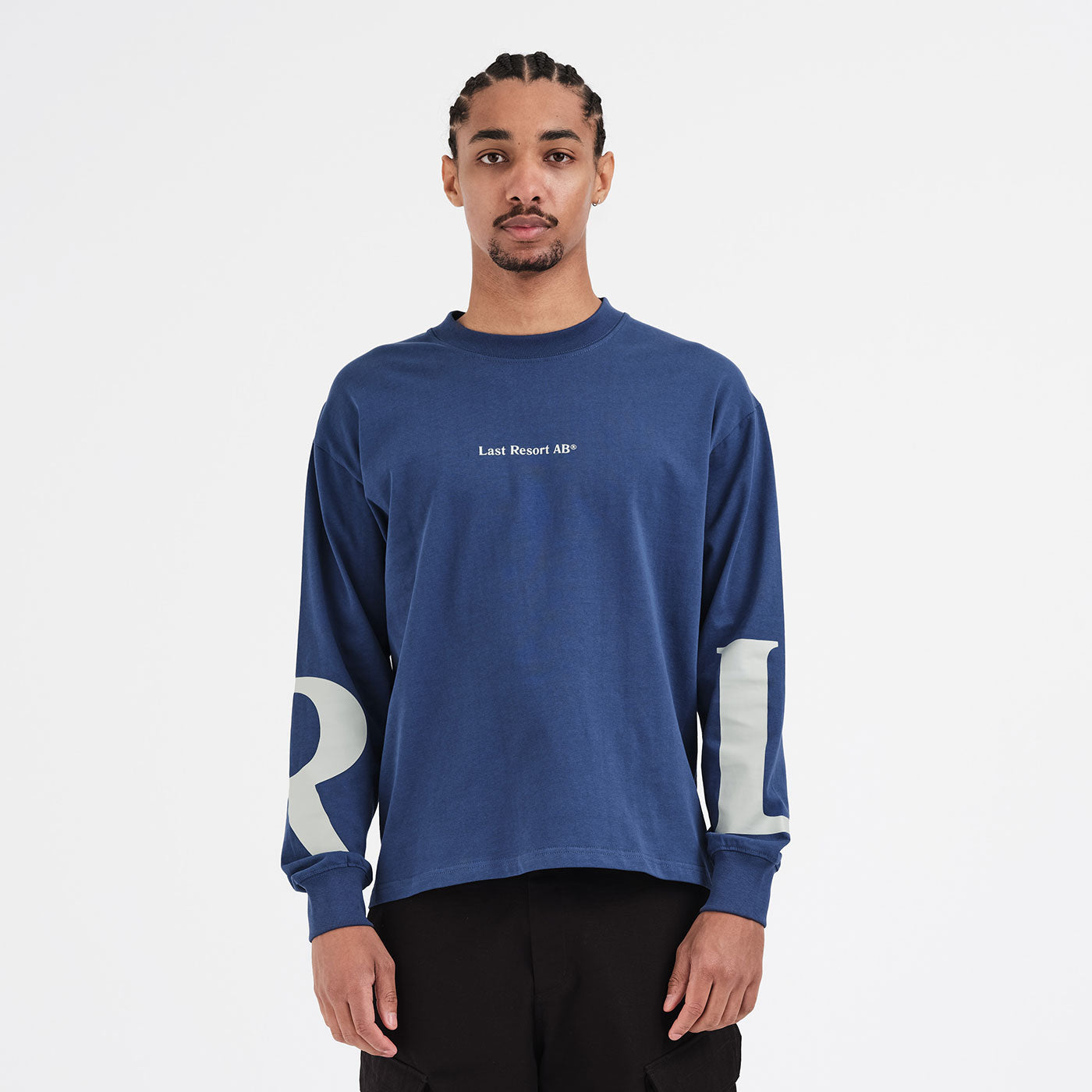 LR LS Tee (Mid Blue)