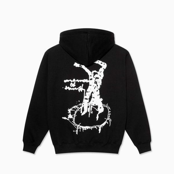 Riu Mini logo unisex hoodie ブラック&ホワイトセット Ink Splatter Hoodie - 400GSM Oversized White and Black