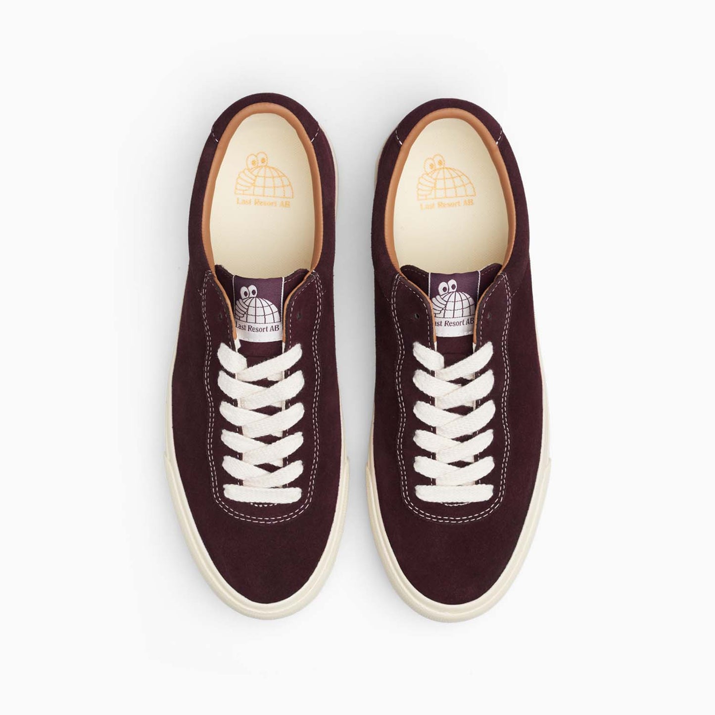 VM001-Lo Suede (Fig Red/White)