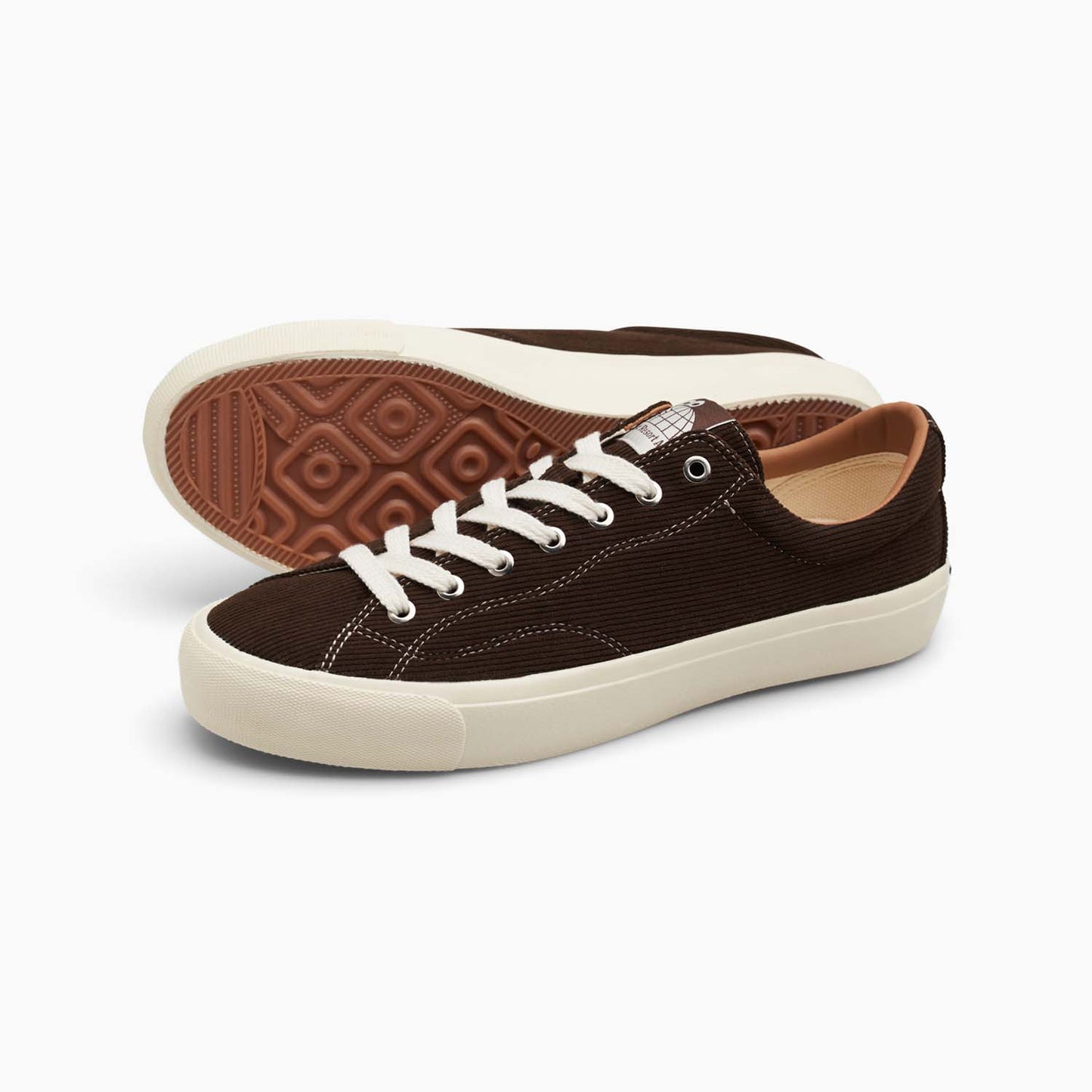 VM003-Lo Cord (Dark Brown/White)