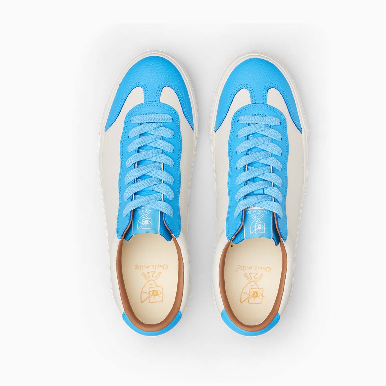 VM004-Milic Leather (Light Blue/White)