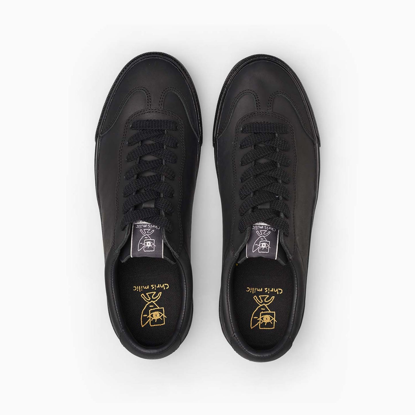 VM004-Milic Leather (Worn Black/Black)