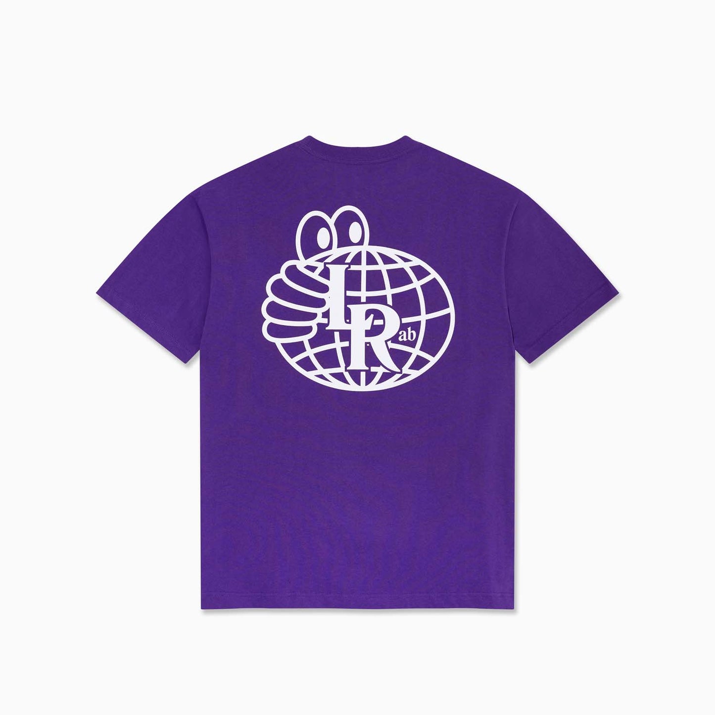 Atlas Monogram SS Tee (Heliotrope/White)