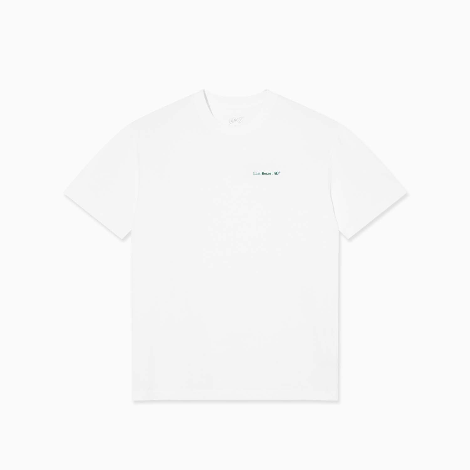 Atlas Monogram SS Tee (White/Kelly Green)