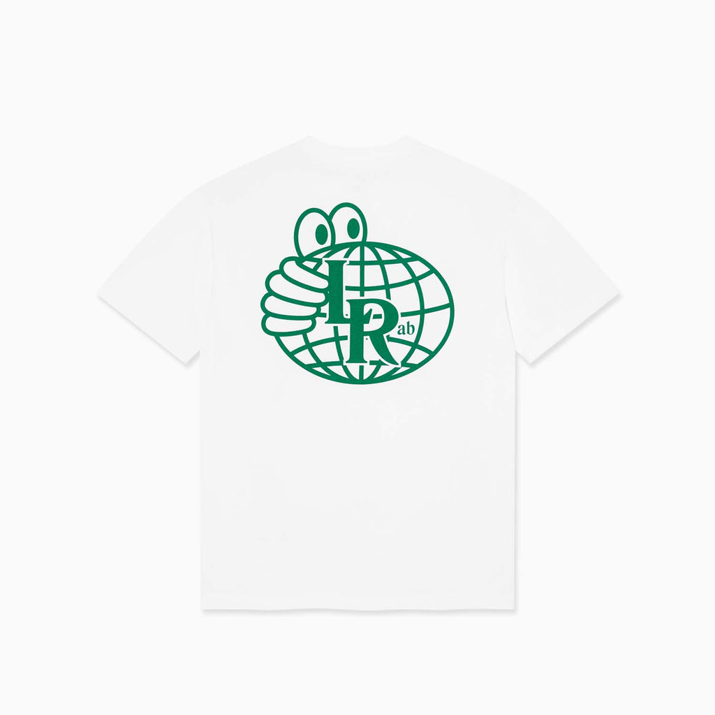 Atlas Monogram SS Tee (White/Kelly Green)