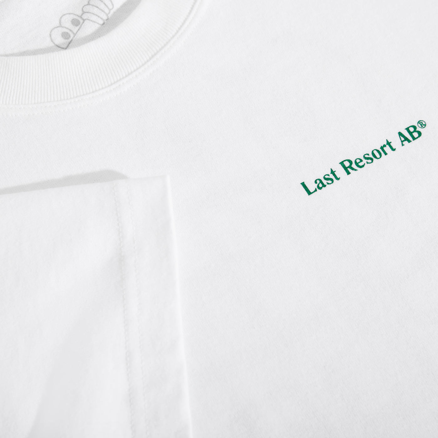 Atlas Monogram SS Tee (White/Kelly Green)