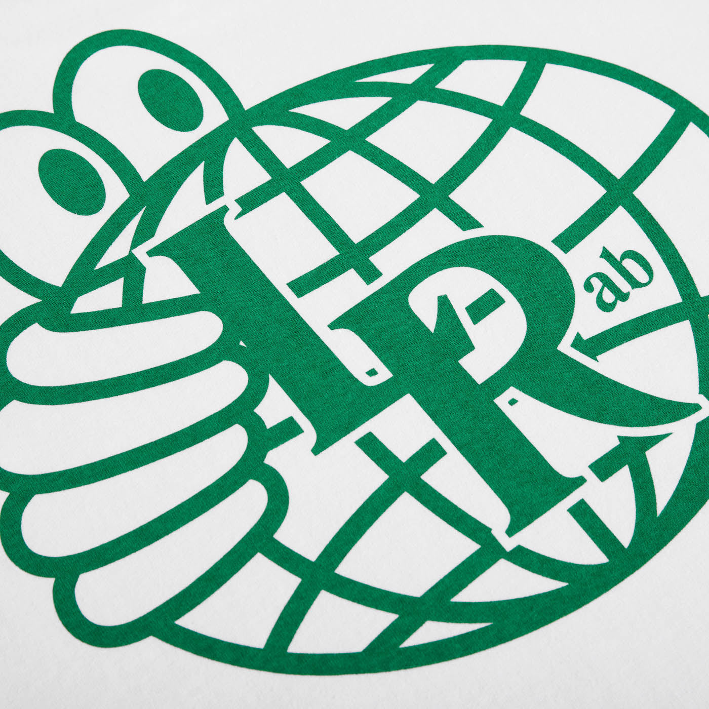 Atlas Monogram SS Tee (White/Kelly Green)