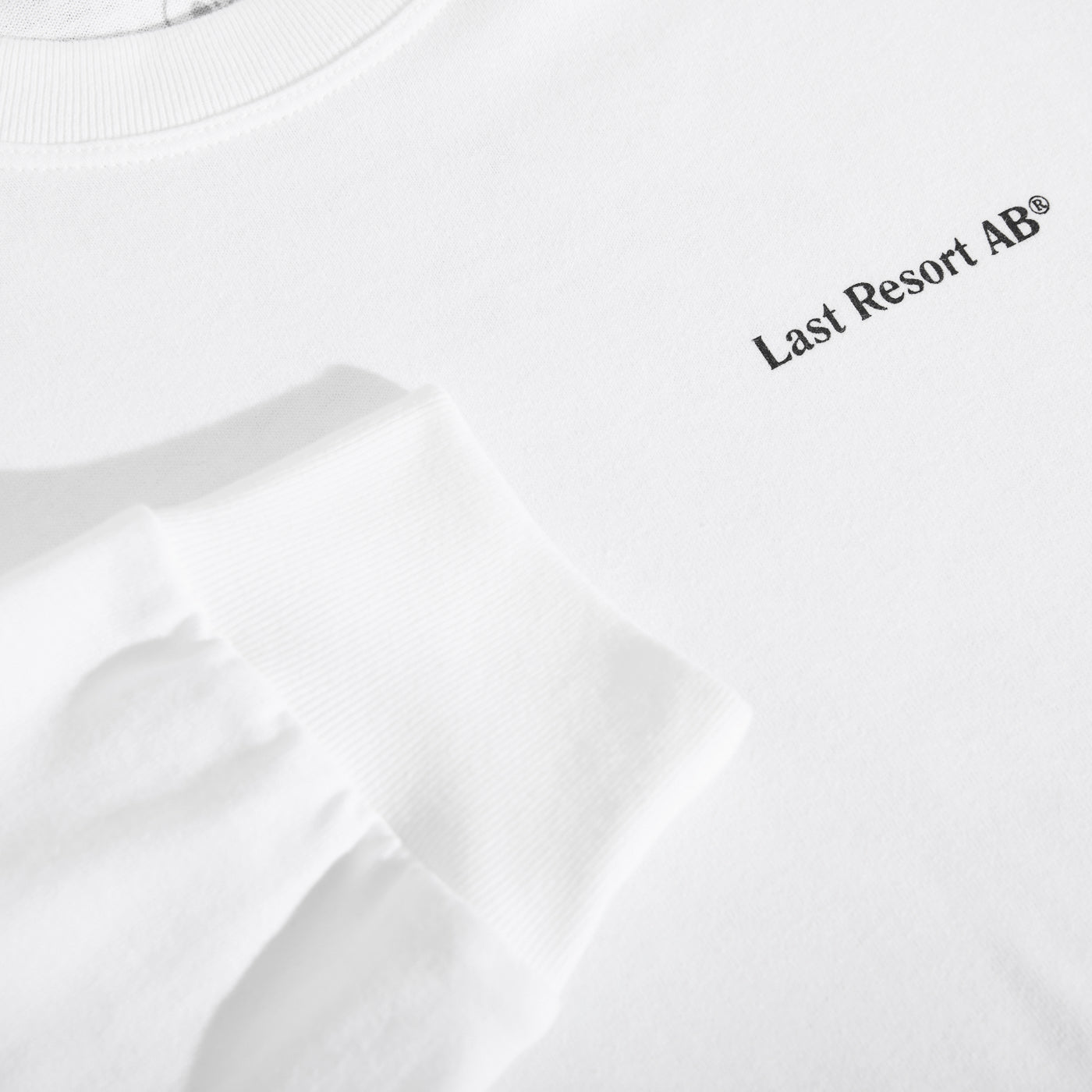 Brain Freeze LS Tee (White/Black) – Last Resort AB