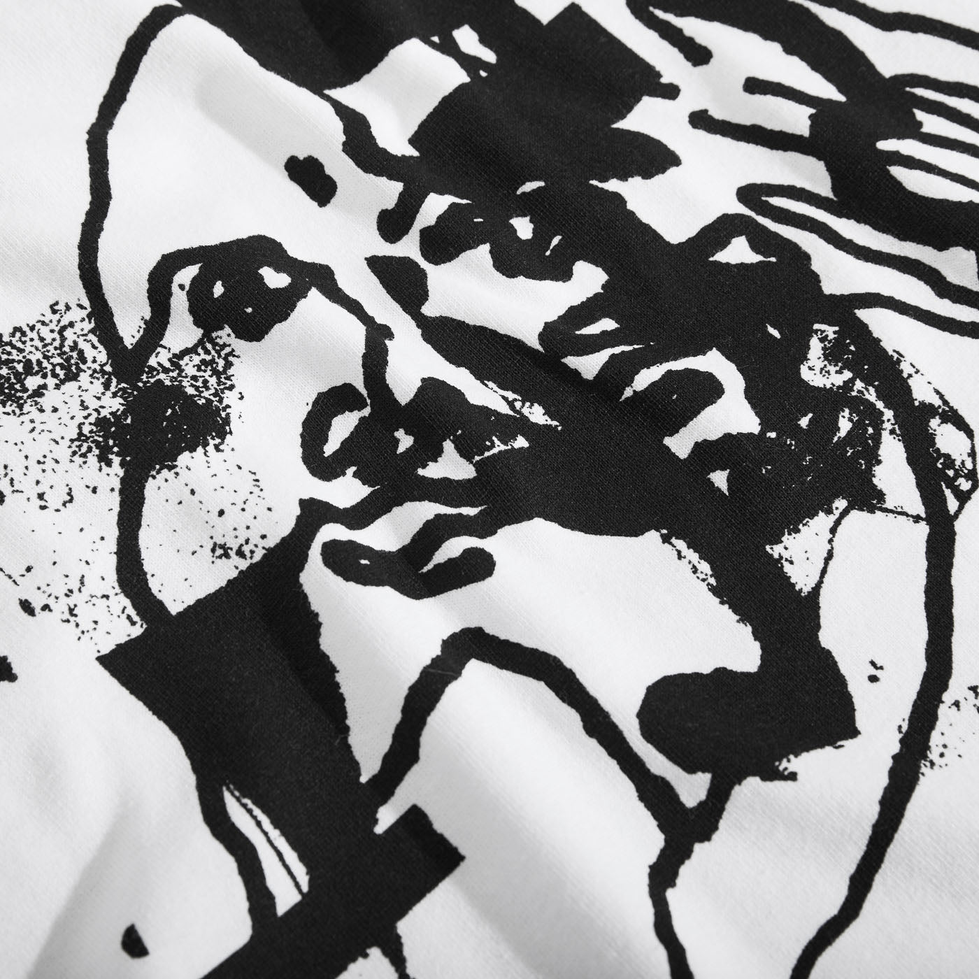 Brain Freeze LS Tee (White/Black)