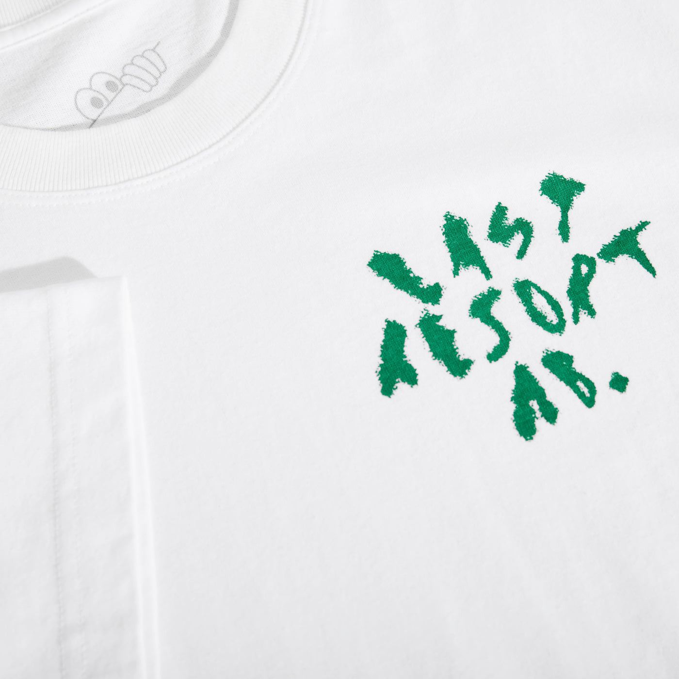 Art SS Tee (White/Kelly Green)