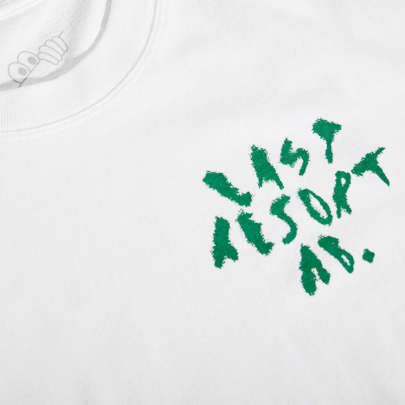 Art SS Tee (White/Kelly Green)
