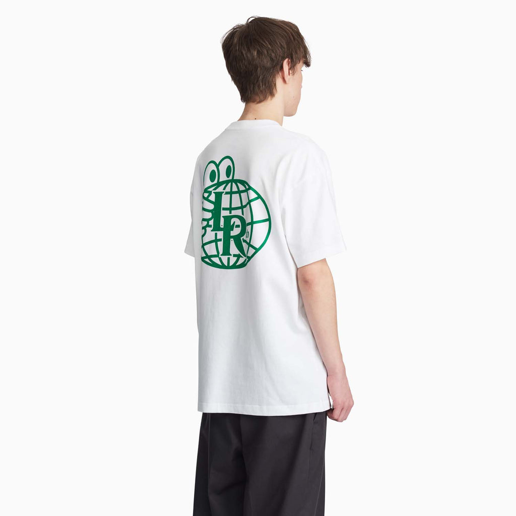 Atlas Monogram SS Tee (White/Kelly Green)
