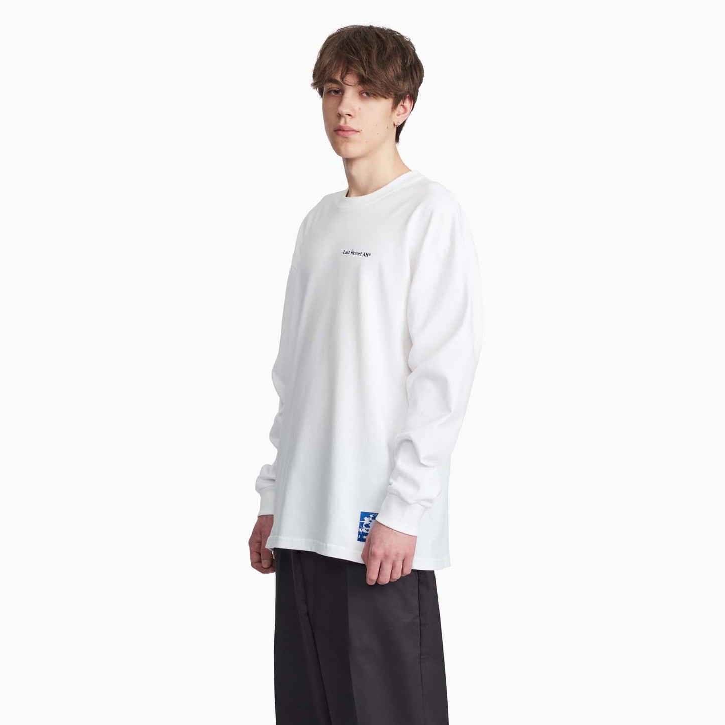 Brain Freeze LS Tee (White/Black)