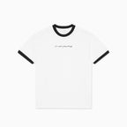 Signature Ringer SS Tee (White/Black)
