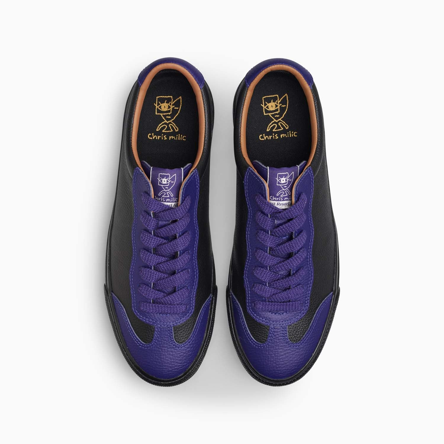 国内配送 LastResort AB VM004-MILIC LEATHER BLACK/HELIOTROP VM004-Milic Leather (Black-Heliotrope/Black) – Last Resort AB