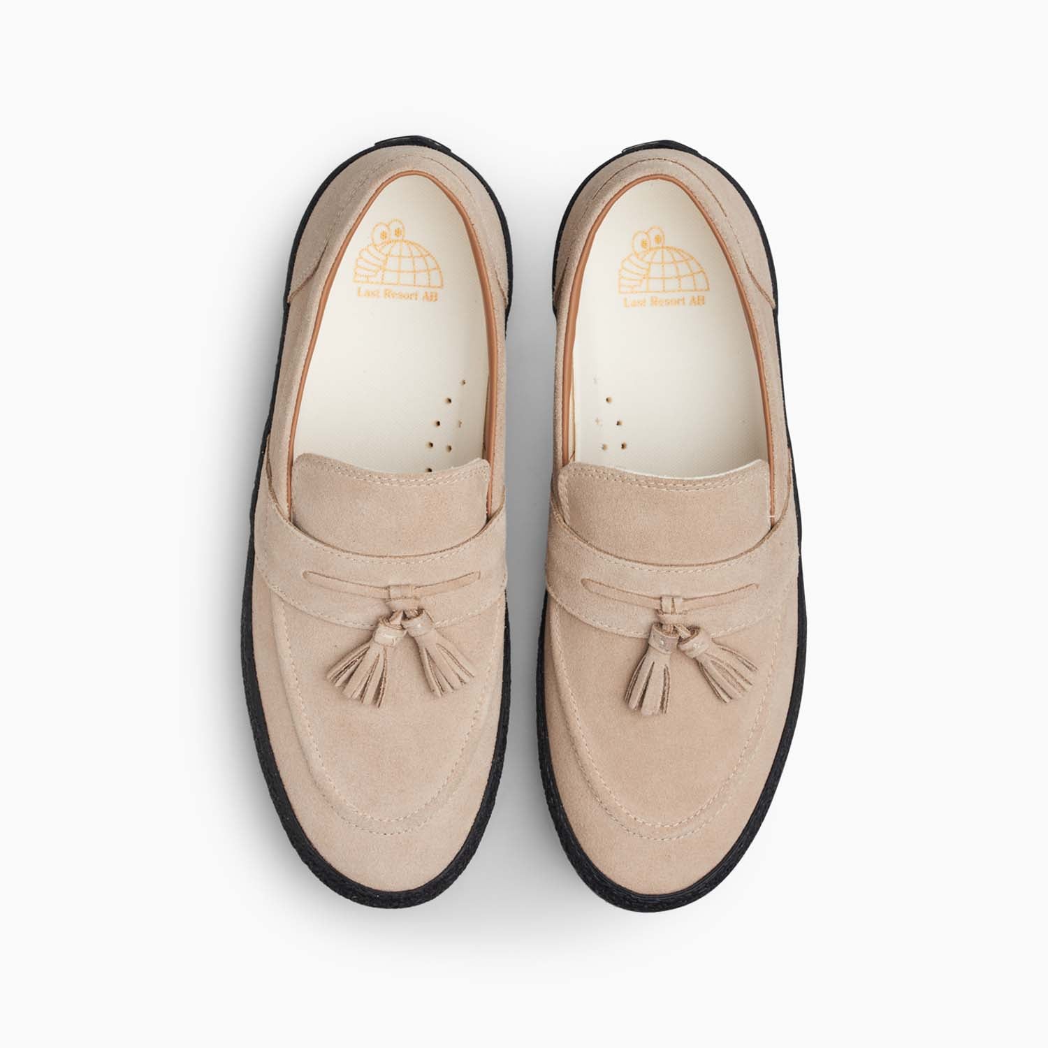 VM005-Loafer Suede (Sand/Black)