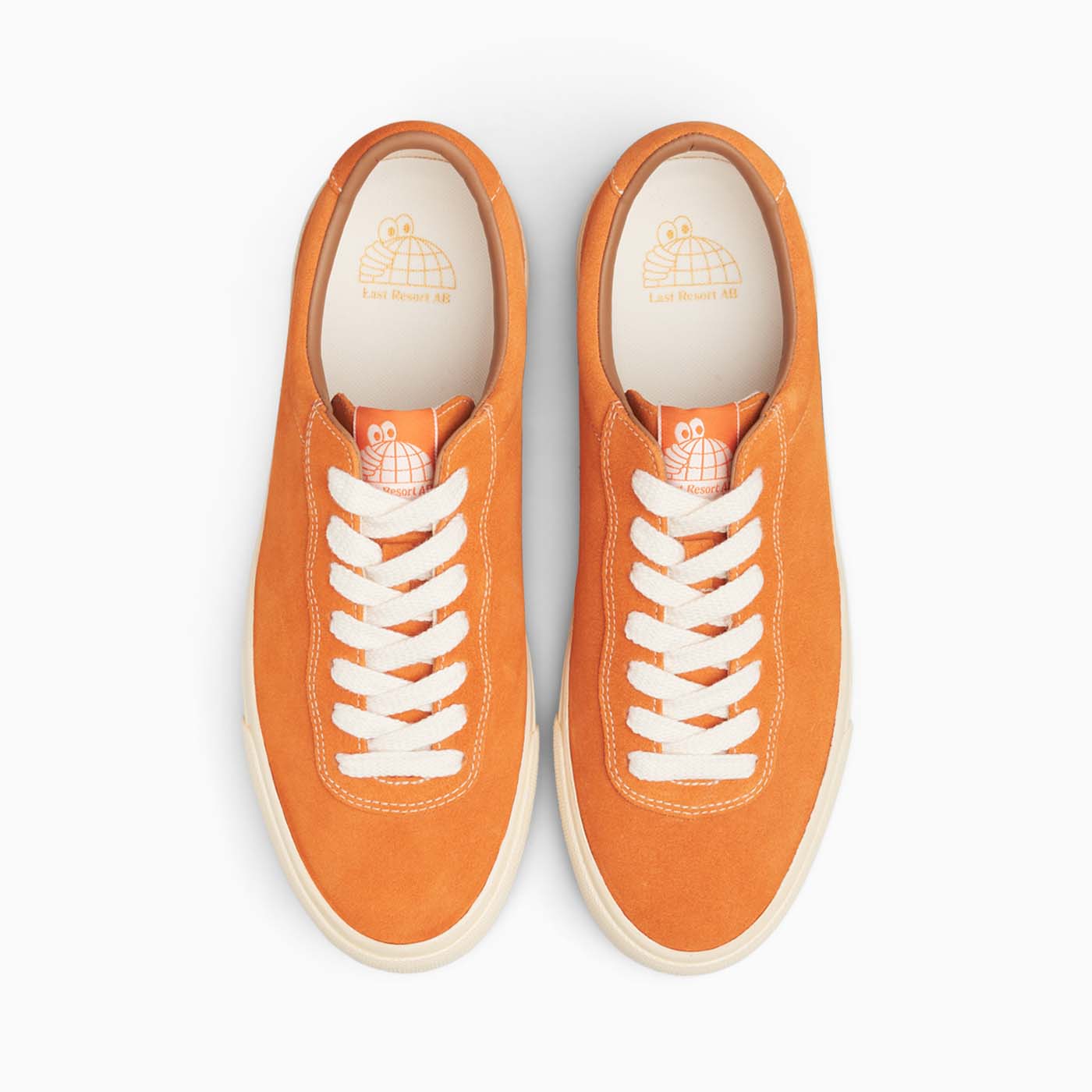 VM001-Lo Suede (Sunset Orange/White)