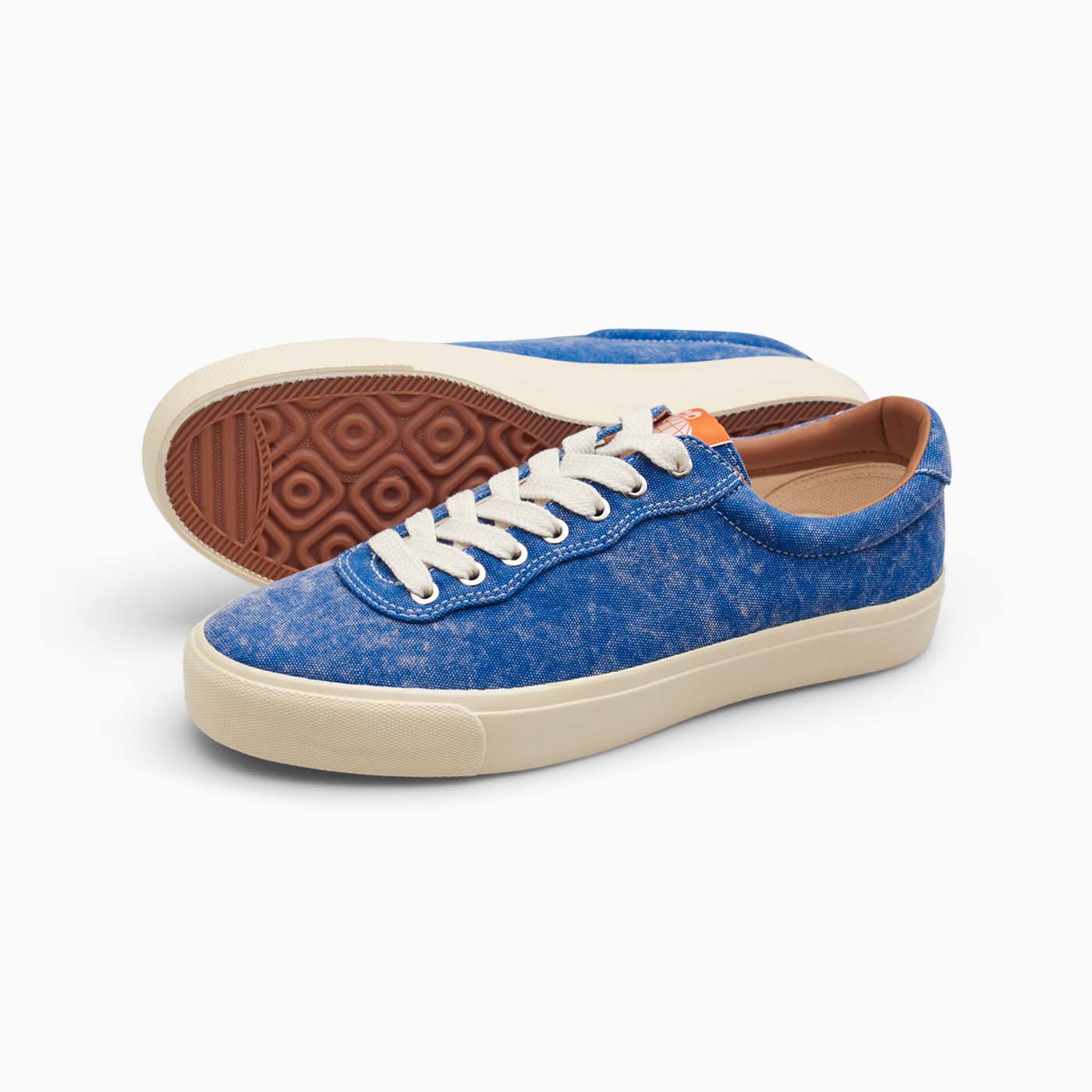 VM001-Lo Canvas (Washed Royal Blue/White)