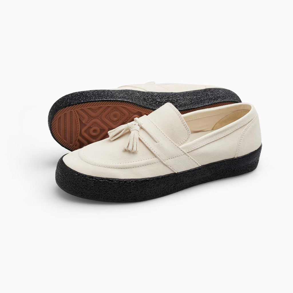 VM005-Loafer Suede (White/Black)