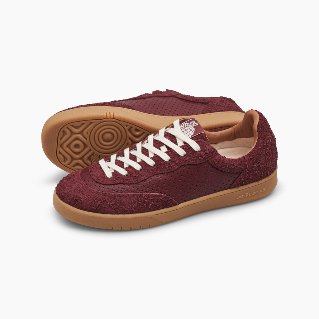 CM001 Perf Leather/Suede (Oxblood/Gum)