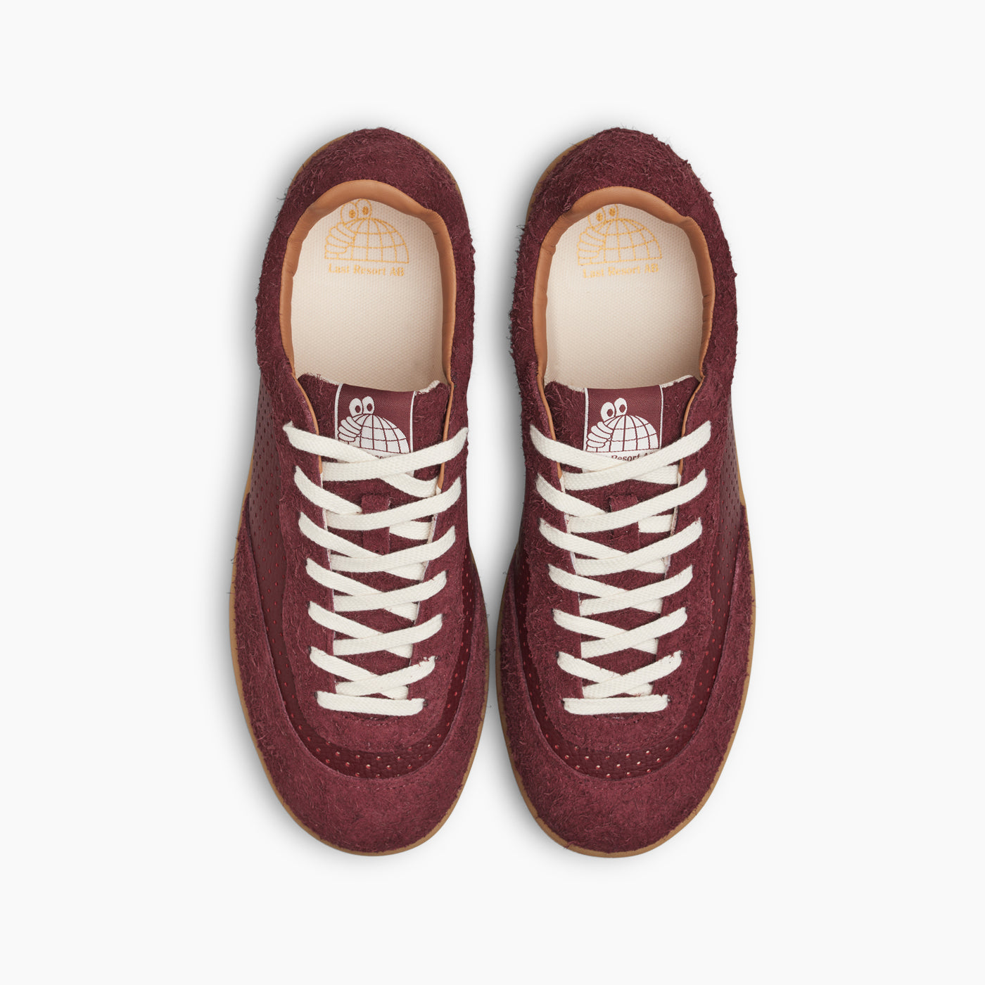 CM001 Perf Leather/Suede (Oxblood/Gum)