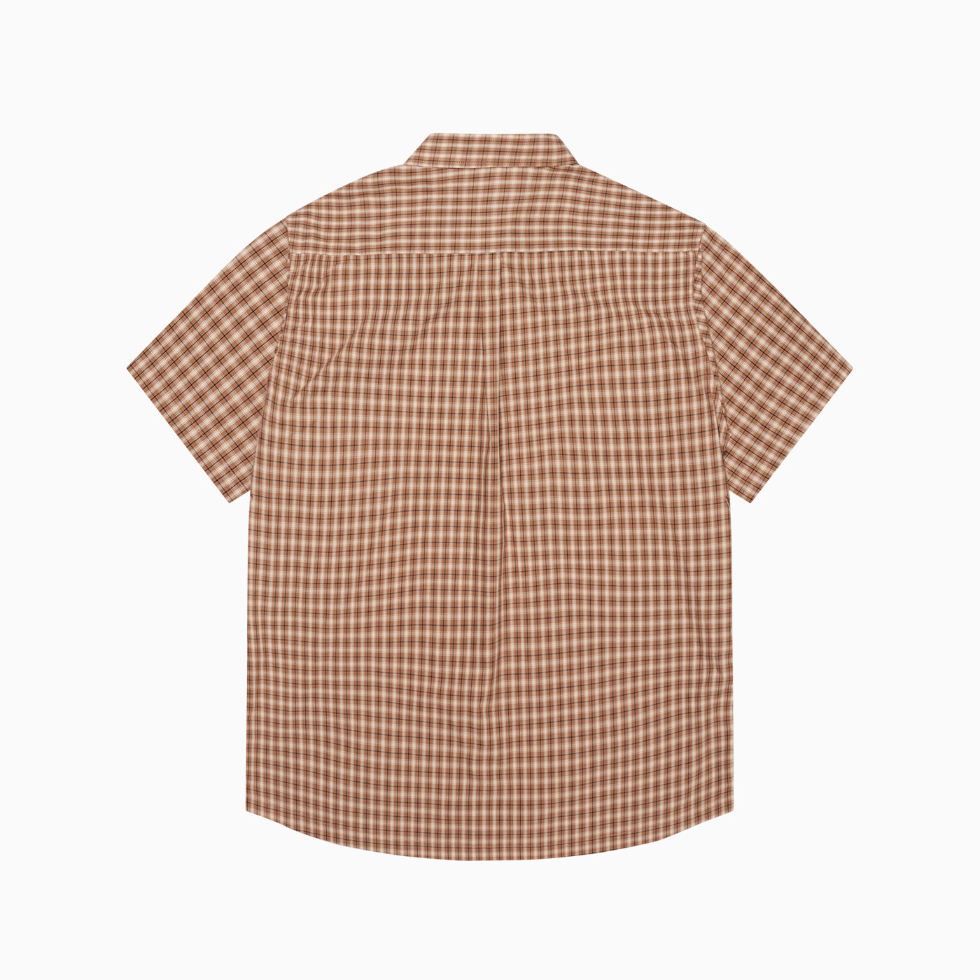 Base SS Shirt (Caramel Check)