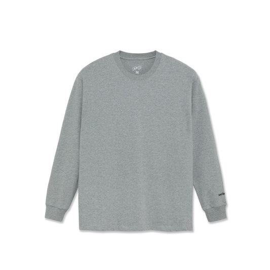 Script LS Tee (Heather Grey)