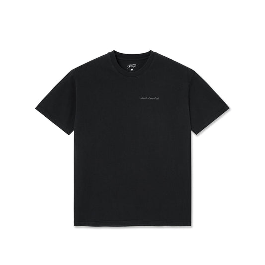 Signature SS Tee (Washed Black)
