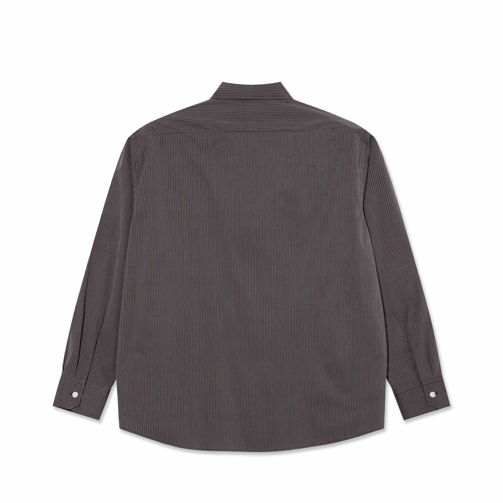 SM001 Poplin (Navy Stripe)