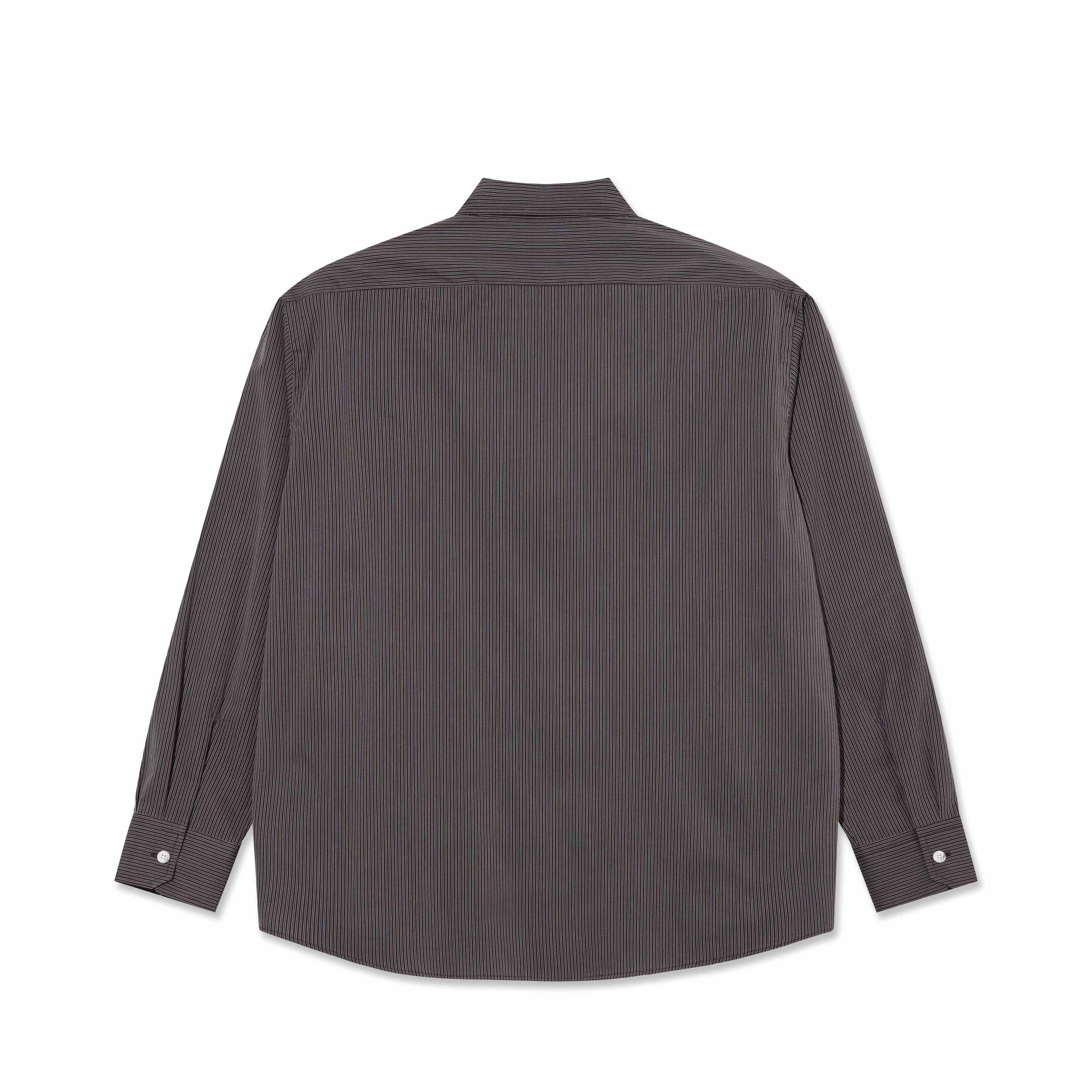 SM001 Poplin (Navy Stripe)