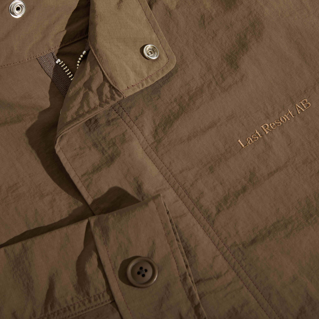 Cropped Parka (Brown Khaki)