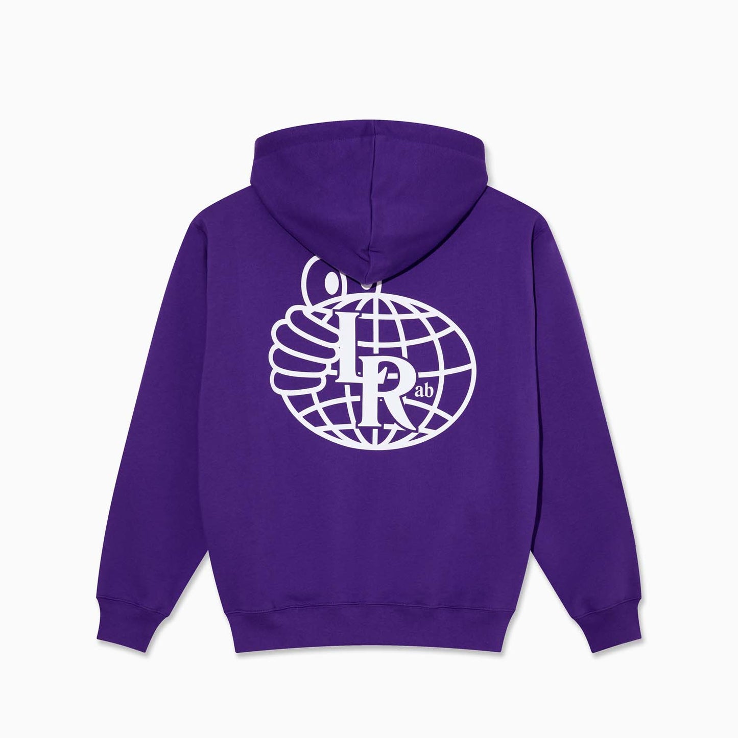 Atlas Monogram Hoodie (Heliotrope/White)