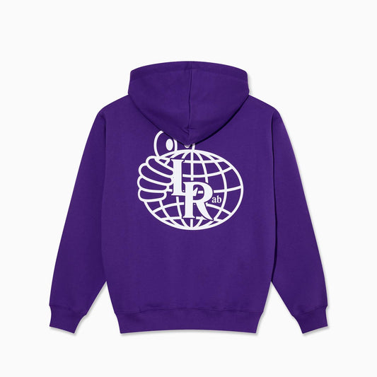 Atlas Monogram Hoodie (Heliotrope/White)