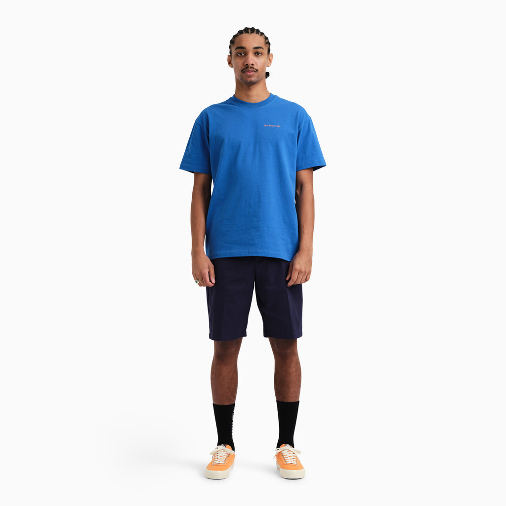 Atlas Monogram Tee (Royal Blue/Sunset Orange)