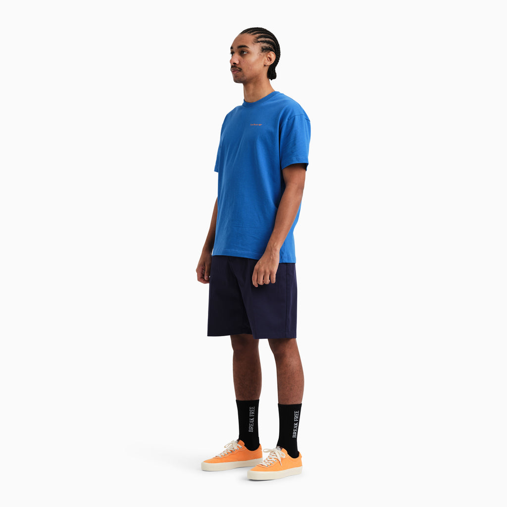 Atlas Monogram Tee (Royal Blue/Sunset Orange)
