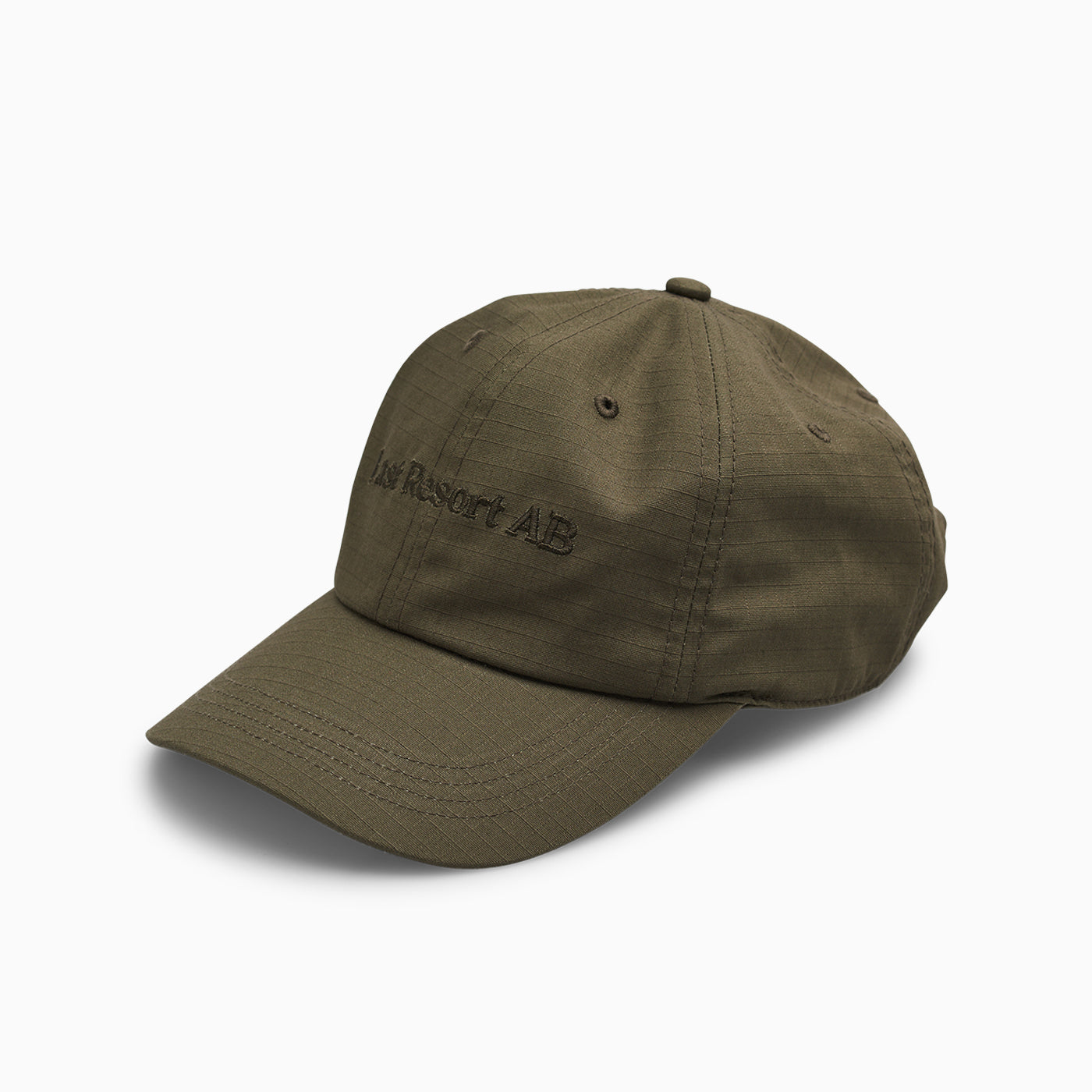 Script Logo Soft Peak Cap (Olive Drab)