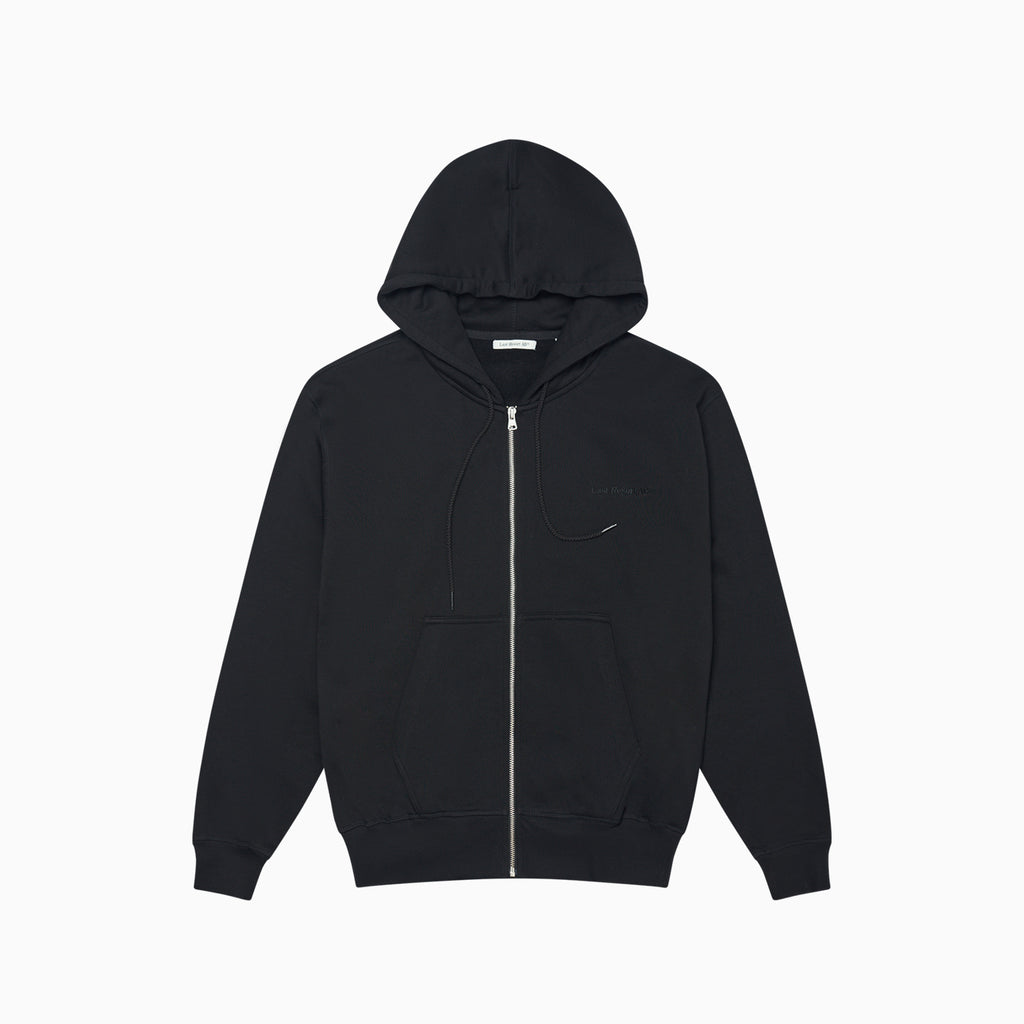 Script Logo Zip Hoodie (Black)