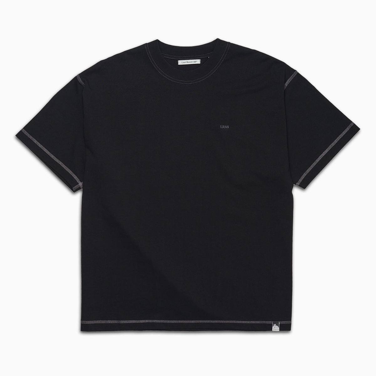 SS Tee - LRAB Flatlock (Black)